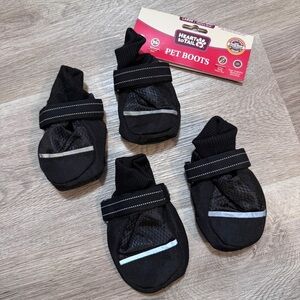 Heart to Tail Pet Boots Size Large Fleece Lined Aldi 4 Piece Reflective